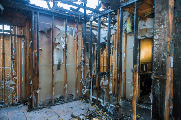 Professional Emergency Fire Cleanup technician working in Deer Park, TX